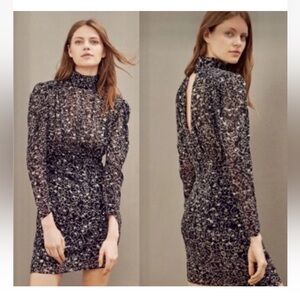 NWT! Ba&sh Robe Acia cocktail dress! Size 3!